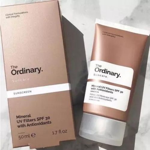 Mineral UV Filters SPF 30 with Antioxidants