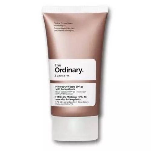 Mineral UV Filters SPF 30 with Antioxidants