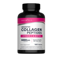 Neocell Grassfed Collagen Peptides + C & Biotin, 180 Caplets