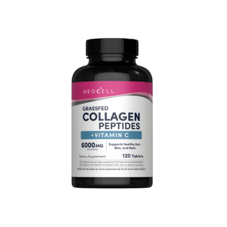 Grassfed Collagen Peptides + C, 6000 mg, 120 Caplets