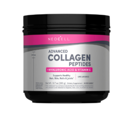 Advanced Collagen Peptides + Hyaluronic Acid + C, 13.7 oz (390 g) Powder