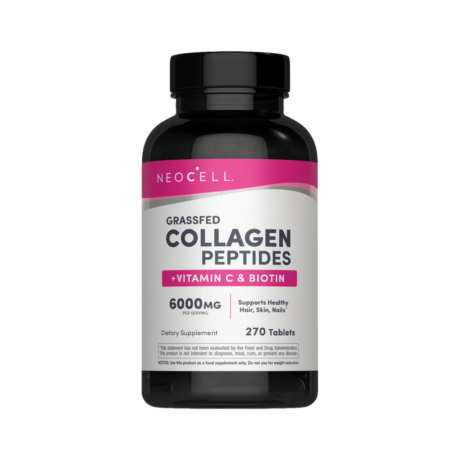Grassfed Collagen Peptides + C & Biotin, 270 Caplets
