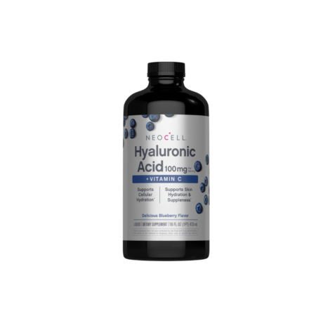 Hyaluronic Acid plus C Liquid, 16 FL OZ Delicious Blueberry Flavor