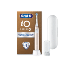 Oral-B iO2 Plus Calm Pink Electric Toothbrush with Travel Case