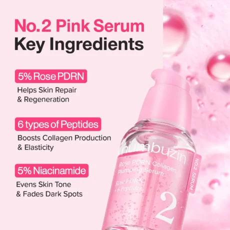 2X Rose PDRN Collagen Plumping Serum Mini Kit