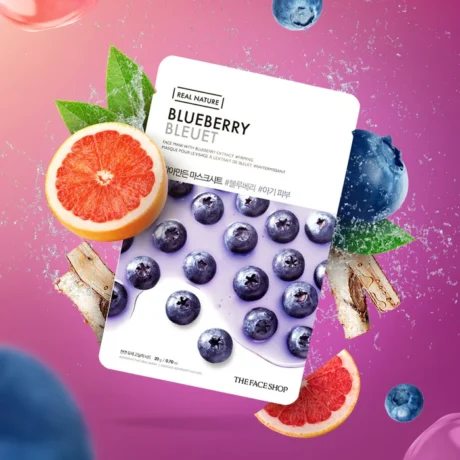Real Nature Face Mask Blueberry3