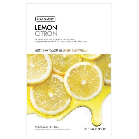 Real Nature Face Mask Lemon1
