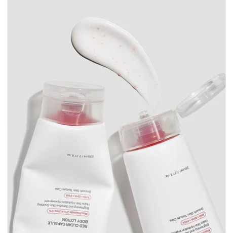 Red Clear Capsule Body Lotion6