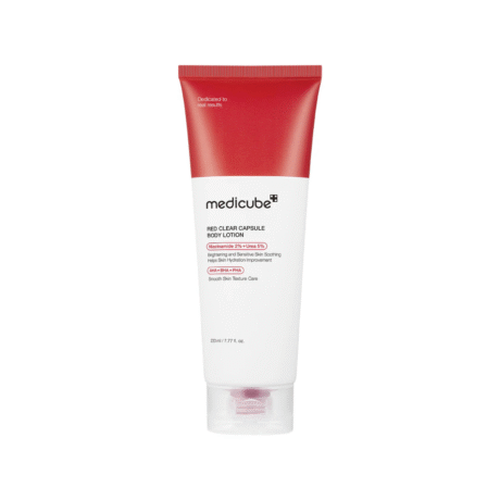 Red Clear Capsule Body Lotion