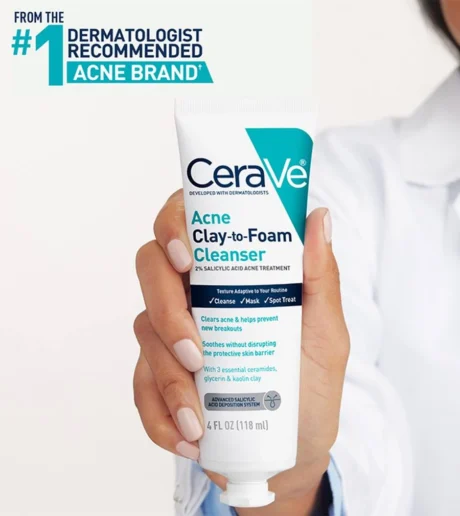 Acne Clay To Foam Cleanserss