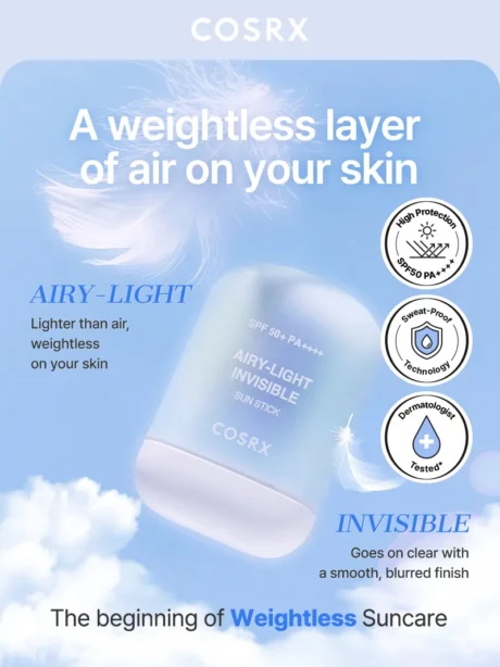 Airy-Light Invisible Sun Sticks