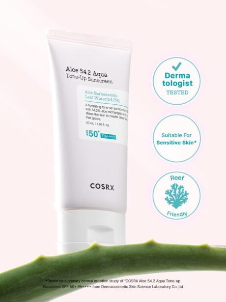 Aloe 54.2 Aqua Tone-up Sunscreen SPFs