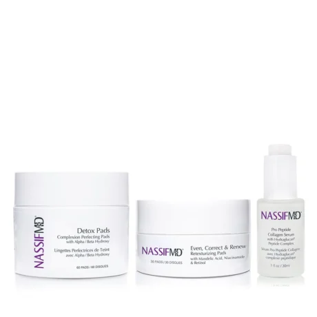 Elasticity-boosting, soothing 3-piece set 