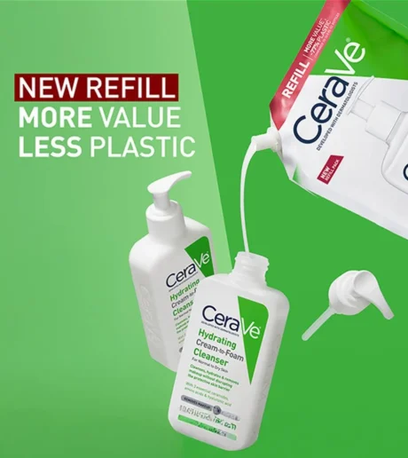 Hydrating Cream-to-Foam Cleanser Refills