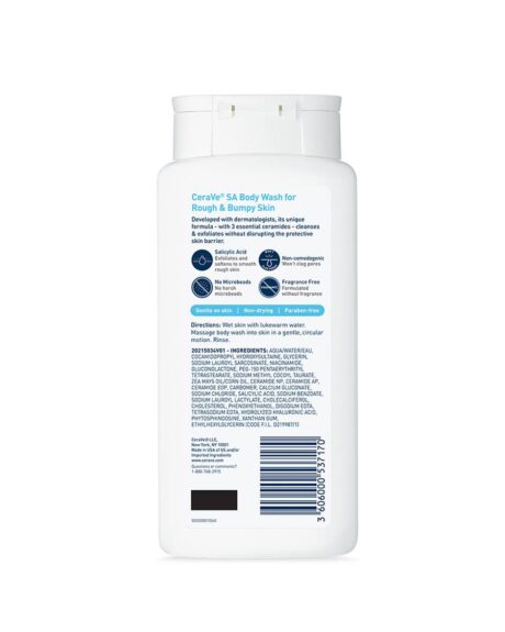 SA Body Wash for Rough & Bumpy Skins