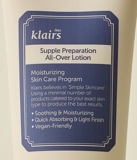 Supple Preparation All Over Lotionss