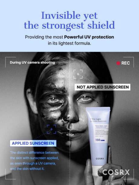Ultra-Light Invisible Sunscreen SPF50s