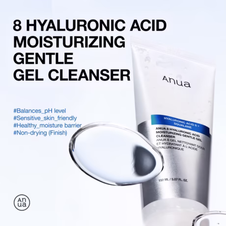 8 Hyaluronic Acid Moisturizing Gentle Gel Cleansers