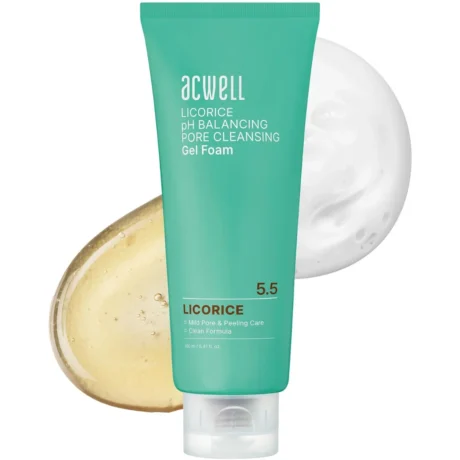 ACWELL Licorice pH Balancing Pore Cleansing Gel Foam