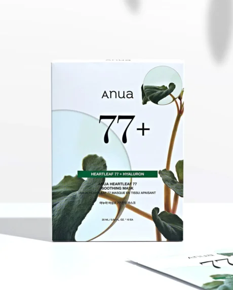 Heartleaf 77% Soothing Sheet Mask 10eass