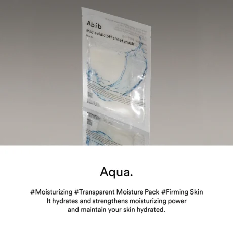 Mild Acidic pH Sheet Mask Aqua Fitss