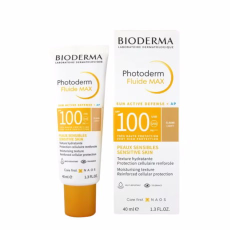 Photoderm Fluide MAX Sun Active Defense Sunscreen SPF100 40ml - Light