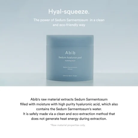 Sedum Hyaluron Pad Hydrating Touchs