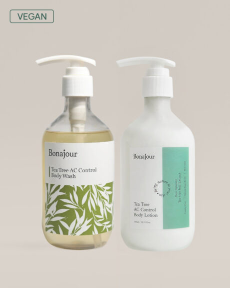 Tea Tree AC Control Body Wash, Lotion Set