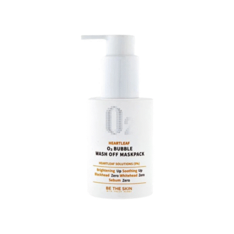 HEARTLEAF O2 BUBBLE WASH OFF MASK PACK