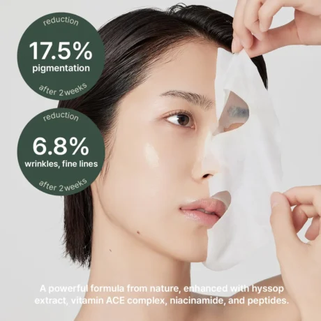 ARENCIA Holy Hyssop Sheet Mask, 5 Packss