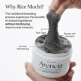 Arencia Black Tea Rice Mochi Cleansers
