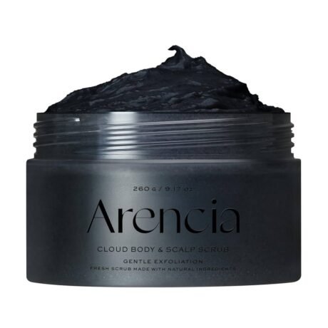 Arencia Fresh Cloud Sea Salt Body & Scalp Scrub (Black)