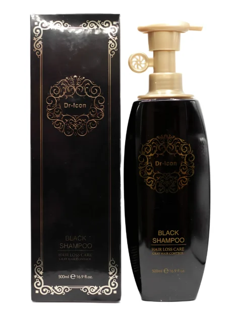 DR-ICON BLACK ANTI-HAIR LOSS SHAMPOO 16OZs