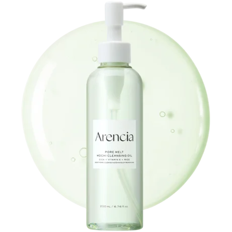 Pore Melt Mochi Makeup-Removing Cleansing Oil, Non-Comedogenic, Acne-Safe, Rice Amino Acids HD, Vitamin E