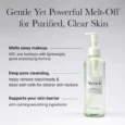 Pore Melt Mochi Makeup-Removing Cleansing Oil, Non-Comedogenic, Acne-Safe, Rice Amino Acids HD, Vitamin Esss