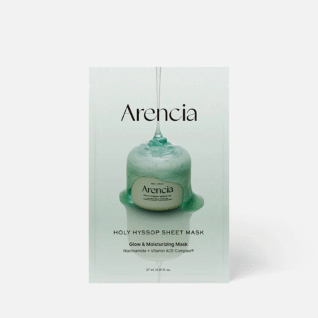 ARENCIA Holy Hyssop Sheet Mask, 5 Pack