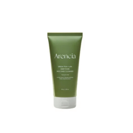 Arencia Green Tea + LHA Deep Pore Rice Cake Cleanser