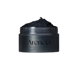 Arencia Fresh Cloud Sea Salt Body & Scalp Scrub (Black)
